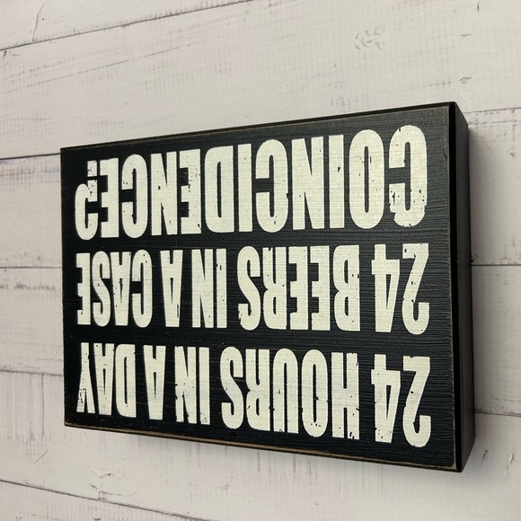 Black and White Wall Decor Sign - Picture 4 of 5